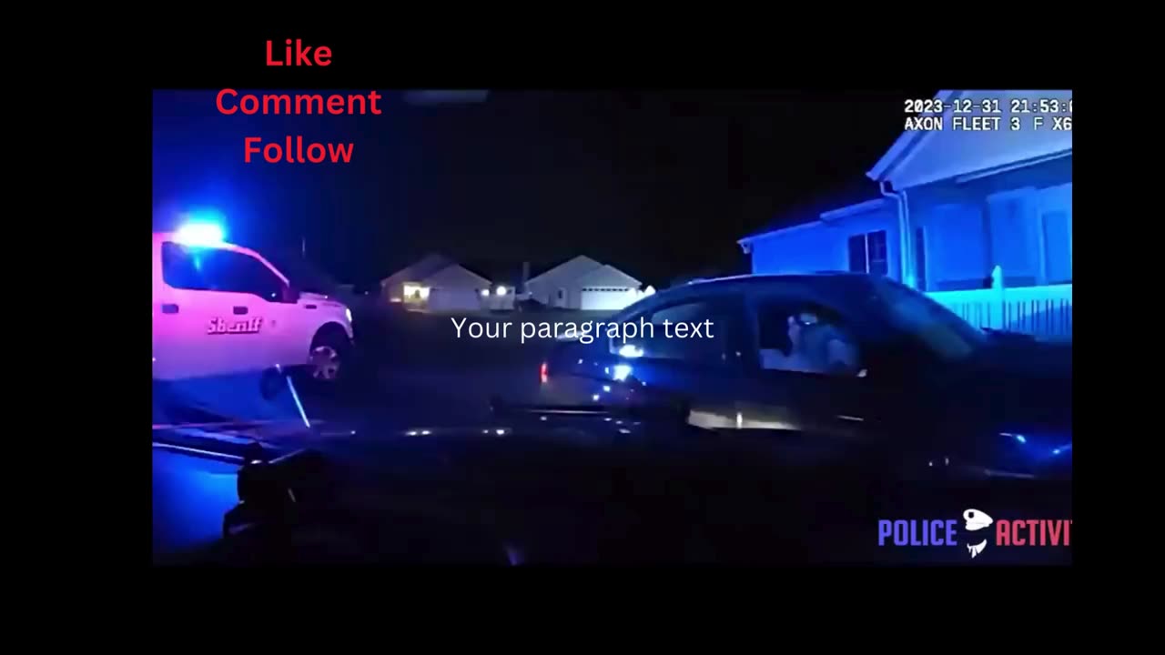 Traffic Stop For a Possible DUI Ends as a Police Chase and Shots Being Fired by Officers