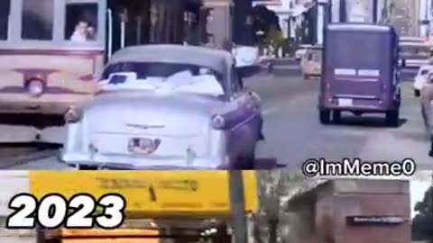 San Francisco 1950's vs 2023