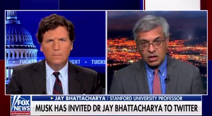 Dr. J Bhattacharya Talks To Tucker About Being Black Listed When He Joined Twitter