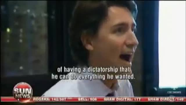 TRUDEAU - CHINA IS MY IDEAL MODEL COUNTRY