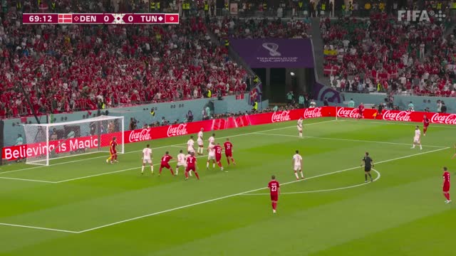 Eriksen returns in hard-fought clash Denmark v Tunisia highlights FIFA World Cup Qatar 2022