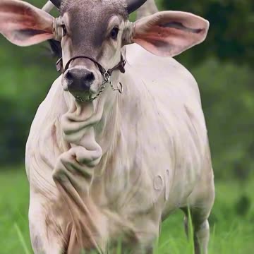 "Graceful Gaits: The Majestic Dance of a Cow in the Field"