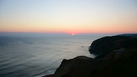 Sunrise on the Beach _ Ocean Waves Sound _ Free stock footage _ Free HD Video