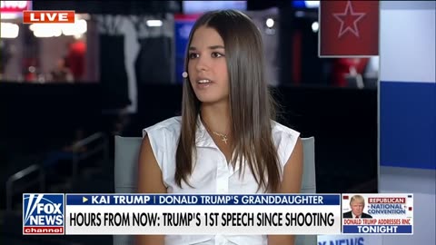 Trump's grand daughter Kai: He is Fighting for America