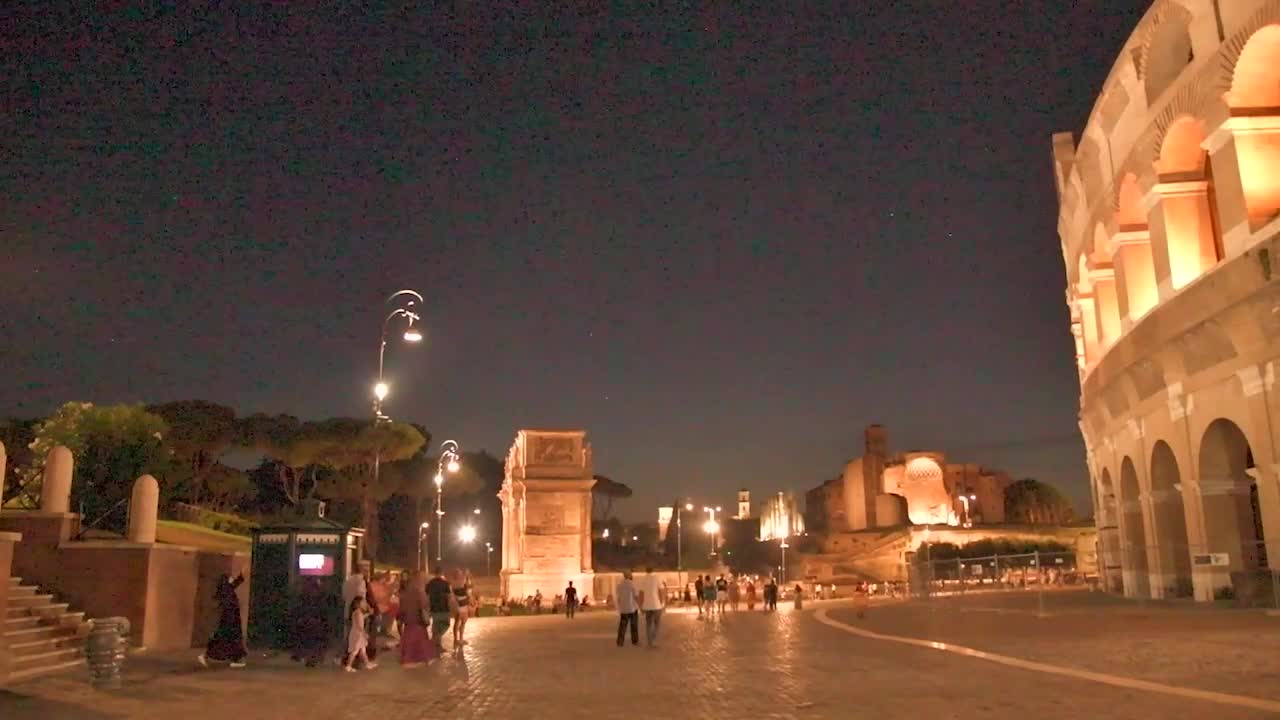 colosseum sunset ROMA ITALY