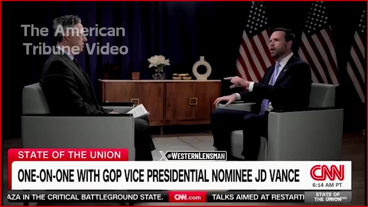 “I’m Rejecting the Premise”: JD Vance Schools Jake Tapper in Epic Fashion [WATCH]