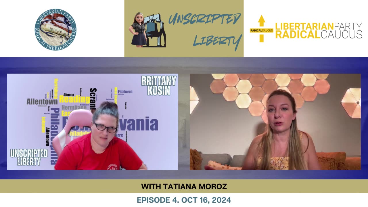 Unscripted Liberty Podcast Episode 4 with Tatiana Moroz