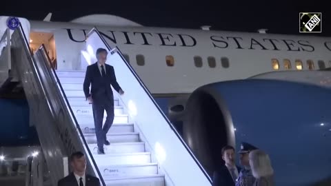 G20 US Secretary Of State Antony J Blinks Land In India