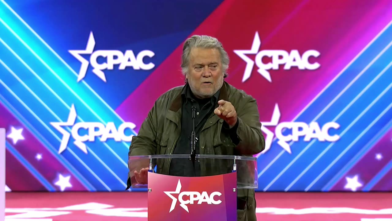 Steve Bannon Speaks Live From CPAC