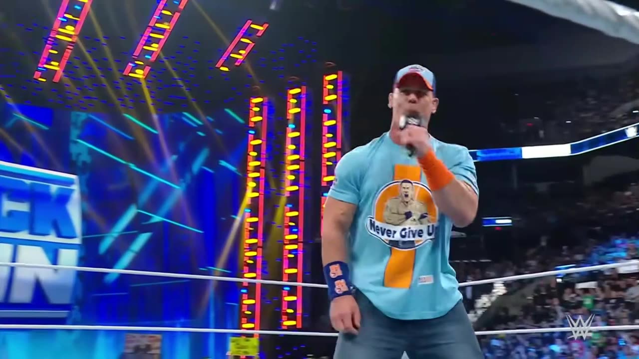 John Cena on SmackDown last night