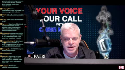 2021-12-18 22:00 EST - Your Voice, Your Call: with Chris Moore