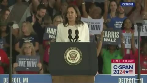 "I'M SPEAKING!": Kamala Snaps After Getting Heckled At Rally