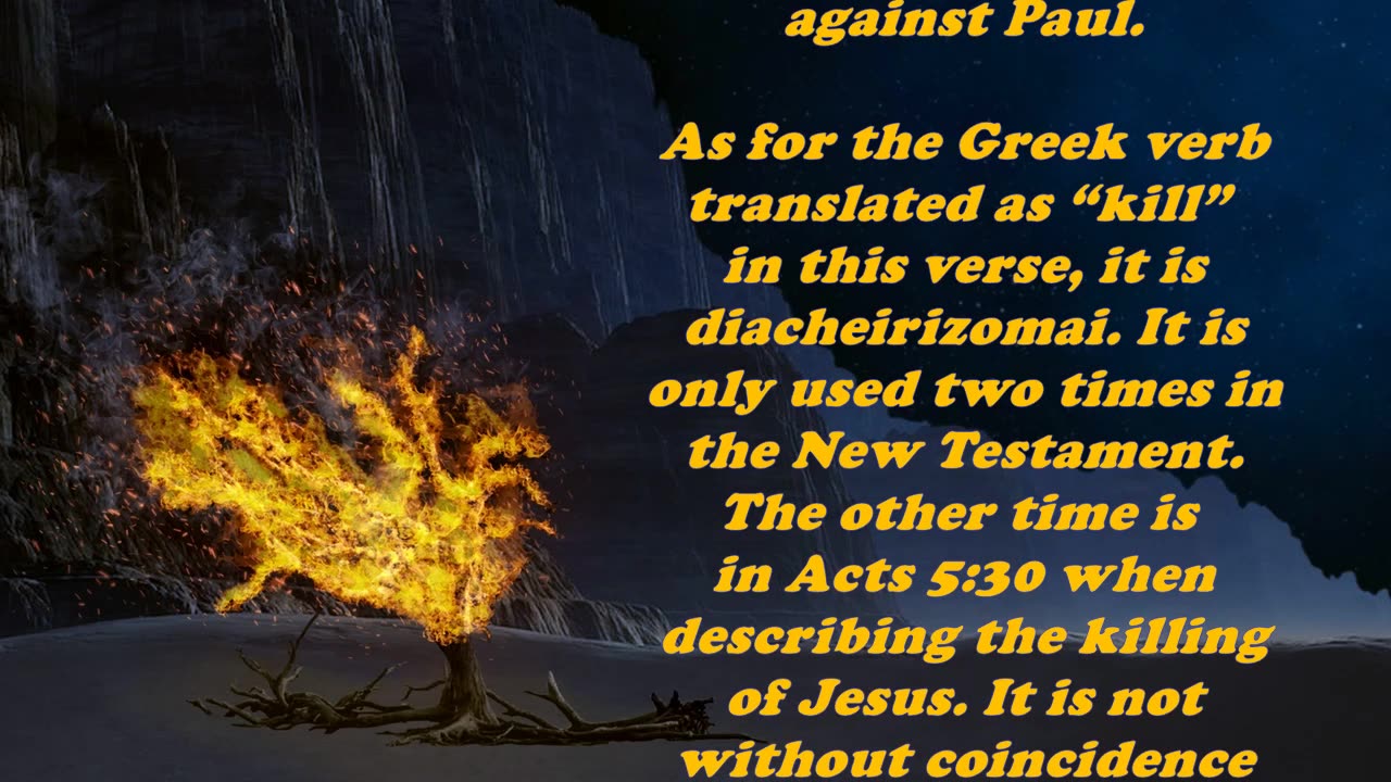 The Book of Acts 26:21 - Daily Bible Verse Commentary