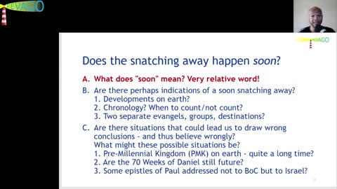 RE 178 Does the Snatching Away (Rapture) Happen Soon? 01 of 07