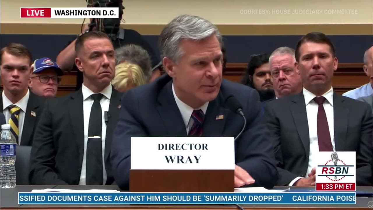 Did FBI Director Wray just accidentally reveal Joe Biden is under investigation?!