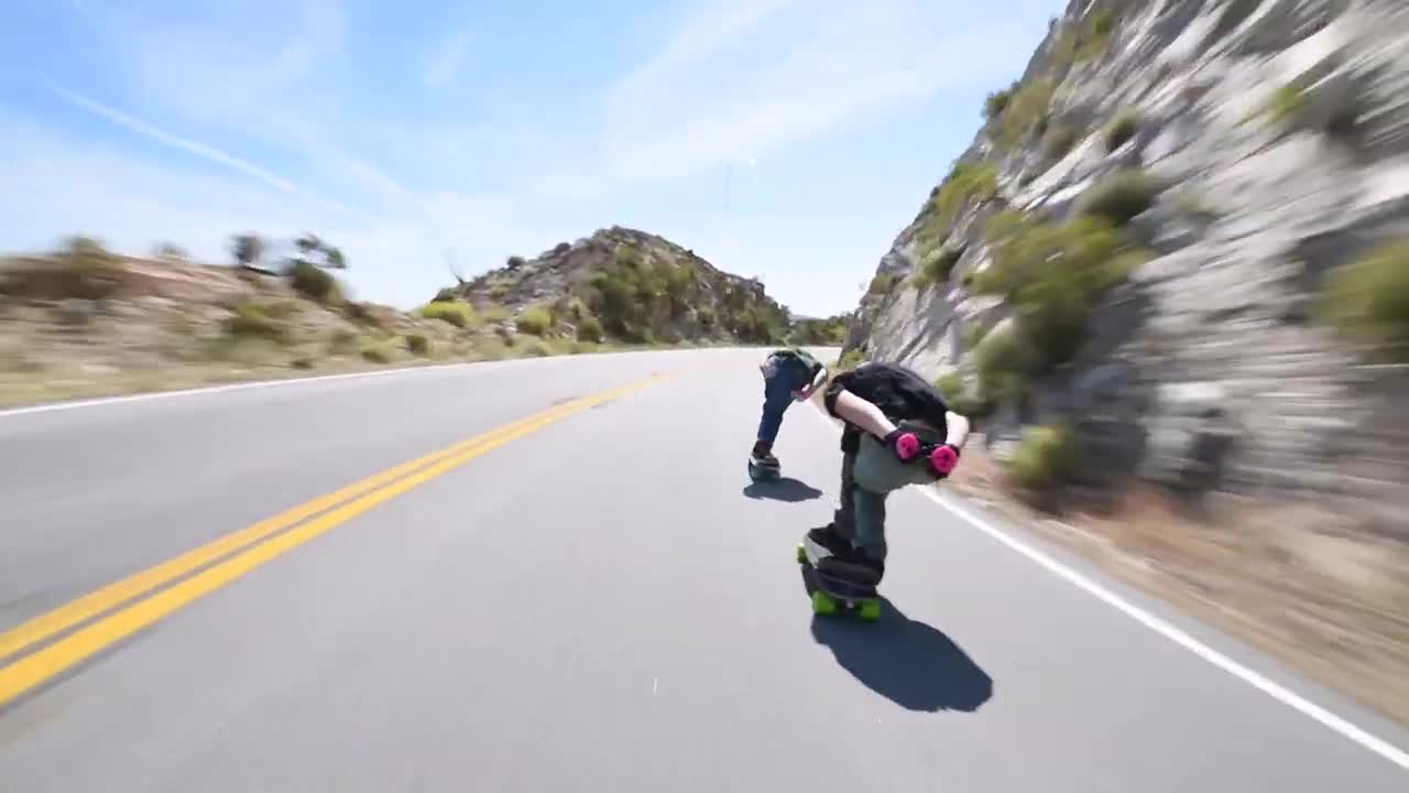 Raw Run - Ambulances (60mph+ Downhill Skateboarding)-15