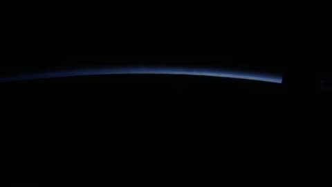 Beautiful view in earth from nasa space station