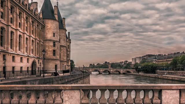 POV:you're in France Tour, next to river- listening classic french music while exploring the city.