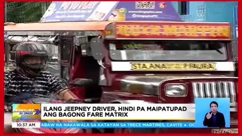 Taas-pasahe sa mga pampublikong sasakyan, epektibo na