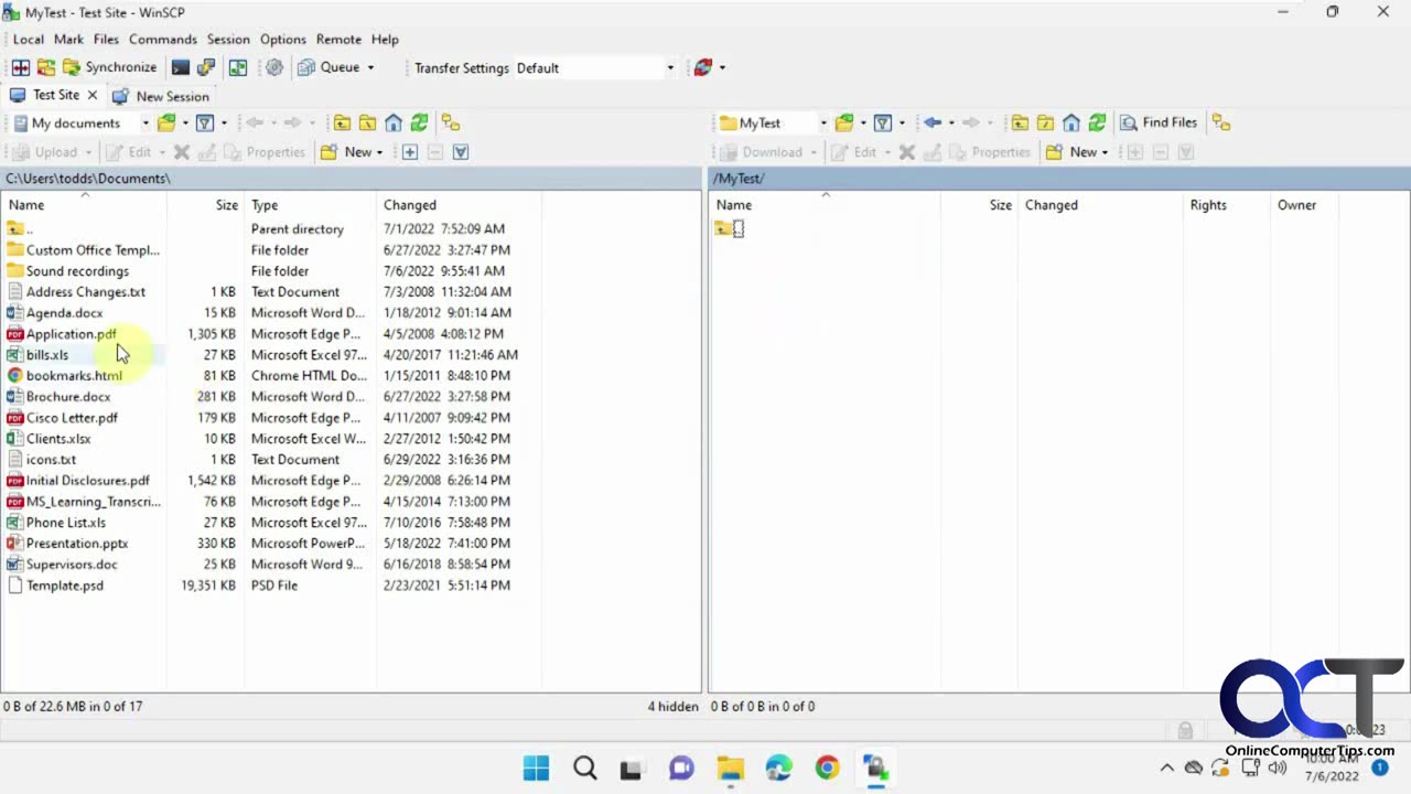 WinSCP FTP Client Overview