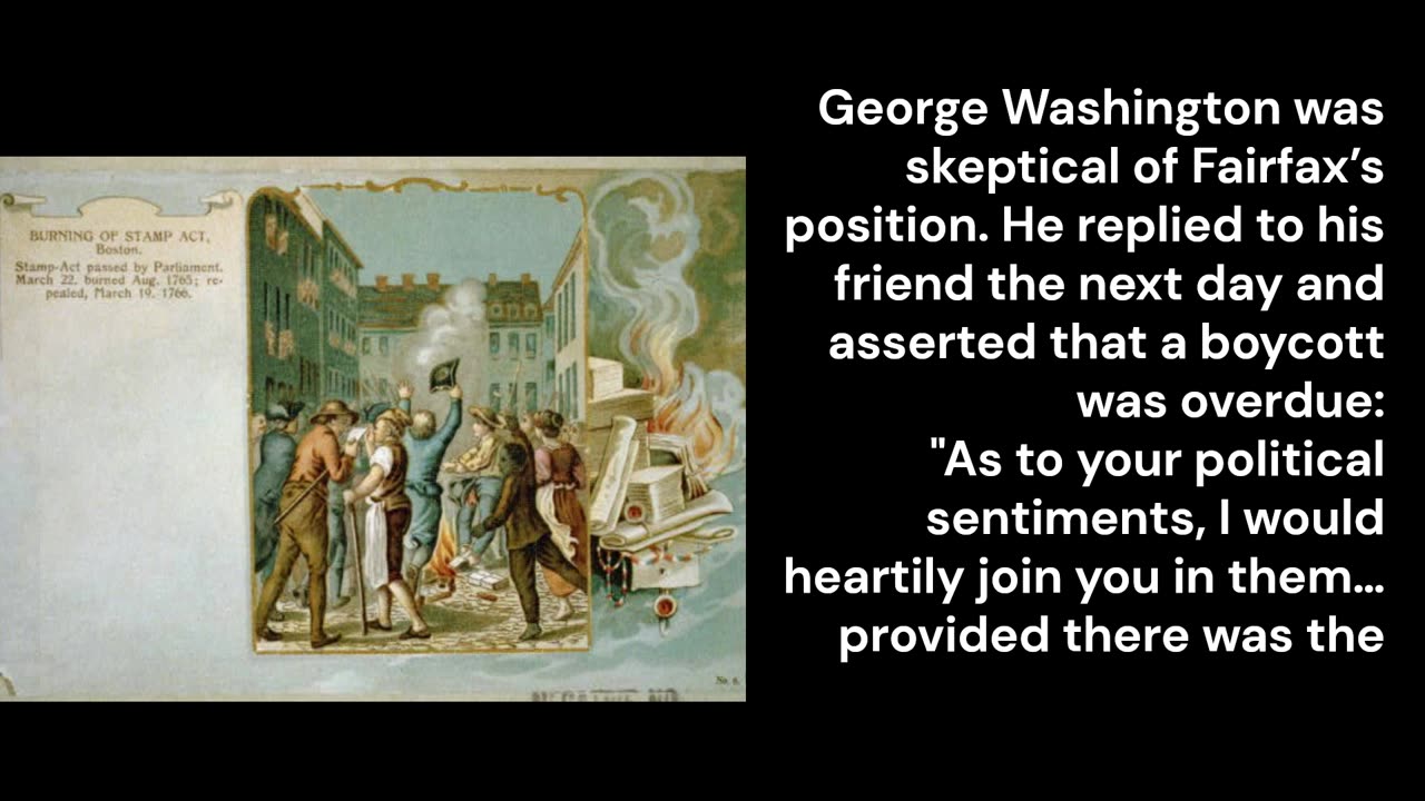 George Washington Boycotts