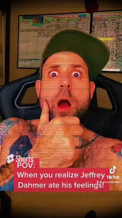 #POV when you realize #jeffreydahmer ate his feelings! #shorts #netflix