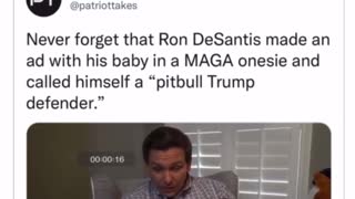 Donald J Trump TS to Ron DeSantis "Thanks Ron!"