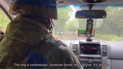 ️The ring is compressed. Ukrainian forces freed Bayrak. It is south of Balaklea. A bridgehead is