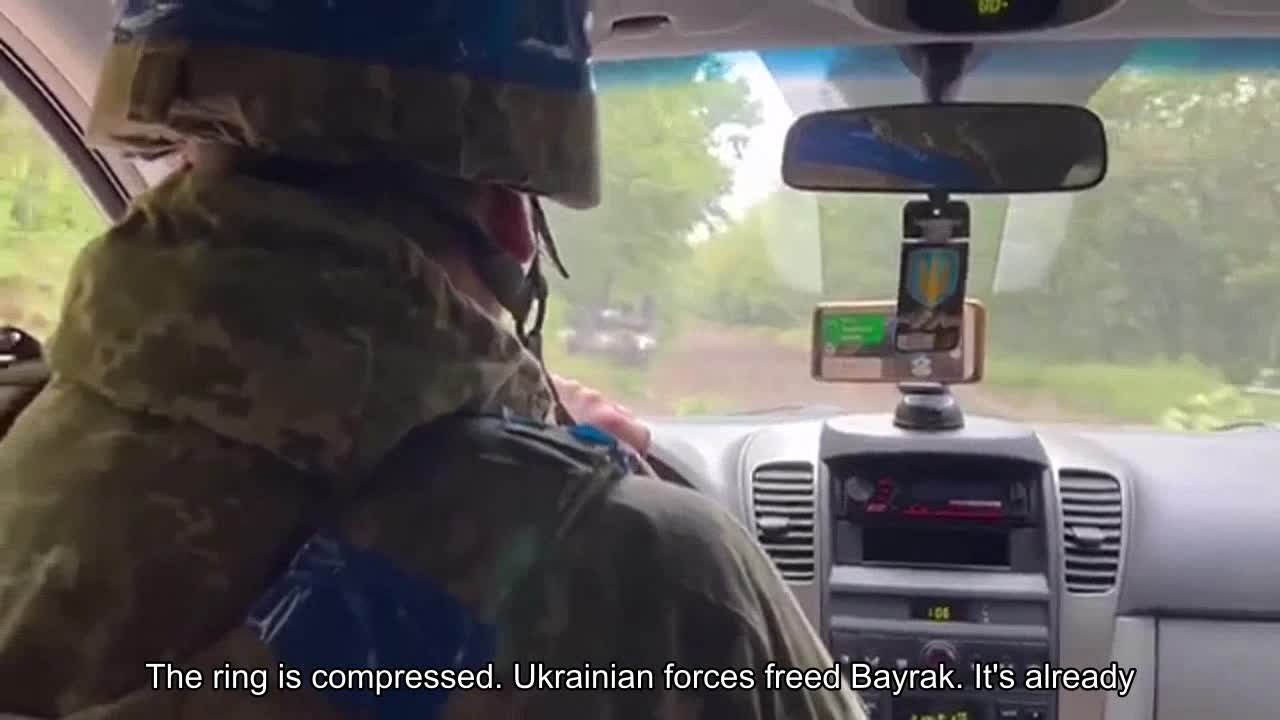 ️The ring is compressed. Ukrainian forces freed Bayrak. It is south of Balaklea. A bridgehead is