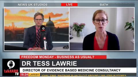 TESS LAWRIE INTERVIEW WITH TALK RADIO NOW REMOVED FROM YOUTUBE