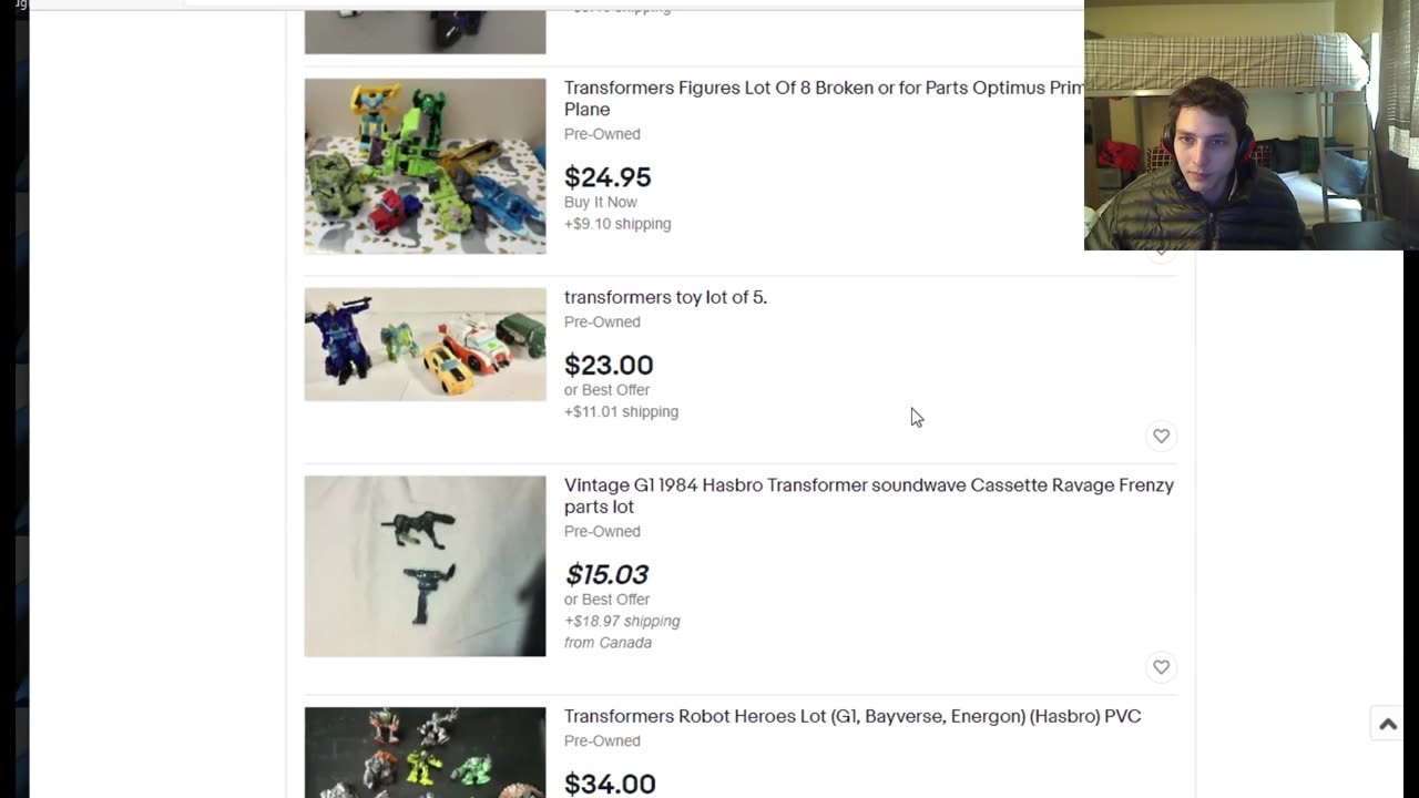 The Search For Deals On Transformers Action Figure Lots On eBay On 11-22-2021 Revealed