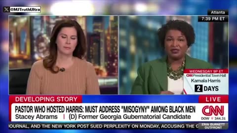 Stacey Abrams says black men are sexist, racist, for not wanting to vote for Kamala Harris