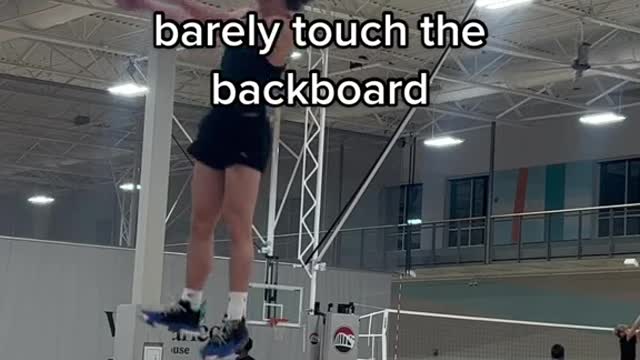 When you're 5'9 and can barely touch the backboard