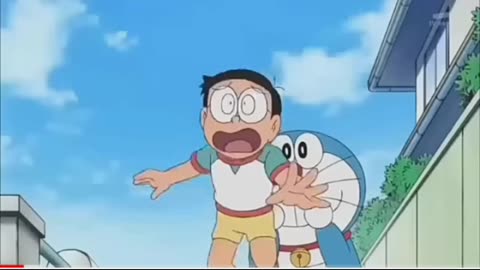 Doraemon helps Nobita