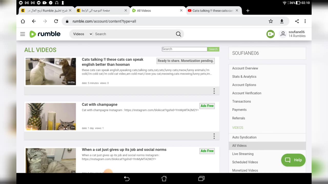 شرح بديل اليوتوب ربح من اليوتيوب