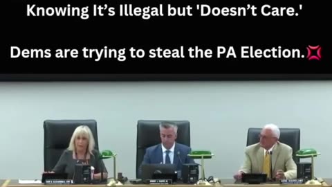 Bucks County Commissioners Defy PA Supreme Court: Counting Illegal Ballots to Sway Senate Race