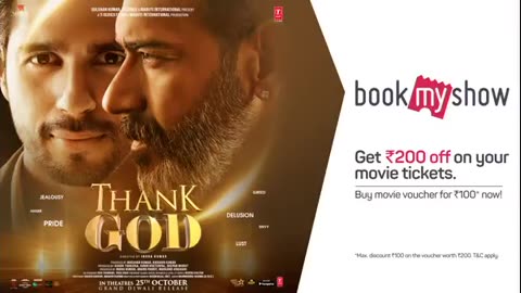 Thank God (Official Trailer) Ajay Devgn, Sidharth Malhotra, Rakul | Indra Kumar | Bhushan Kumar