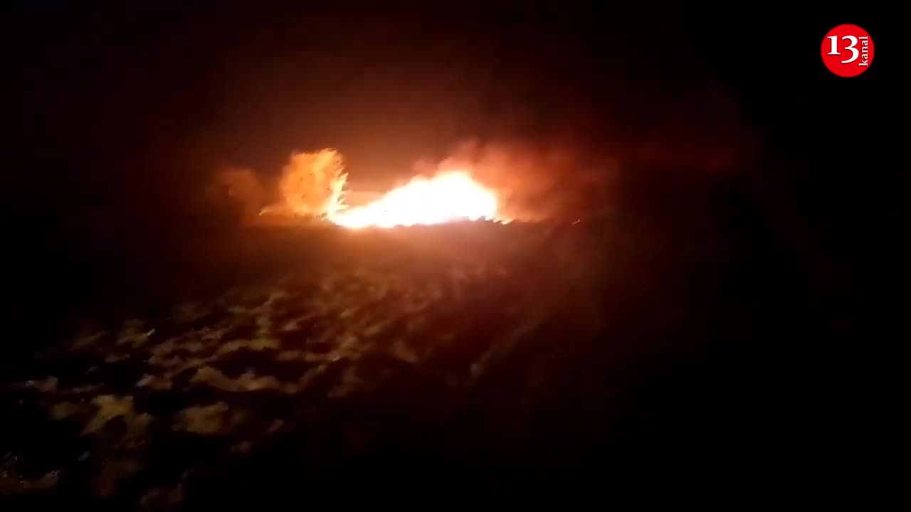 “The plane is on fire, no survivors" - Another footage from area where the downed Russian plane fell