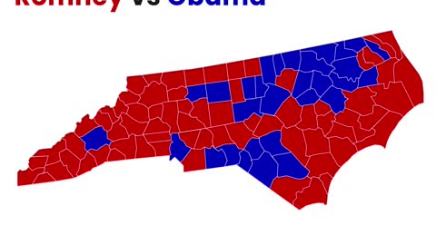 North Carolina's 20-Year County Level Presidential Election Shifts: Unpacking Trump's Impact in 20 Seconds