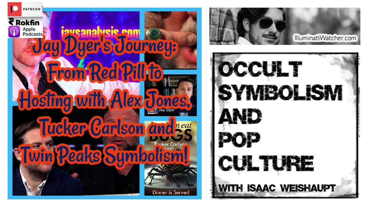 Jay Dyer's Journey: From Red Pill to Hosting with Alex Jones, Tucker Carlson & Twin Peaks Symbolism!