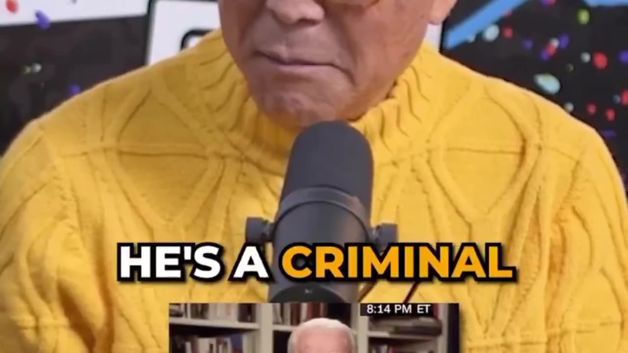 Biden being a criminal destroying humanity