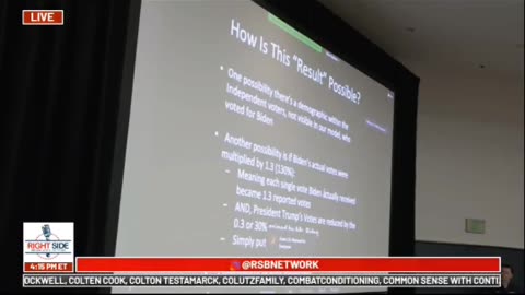 Trump votes given to Biden