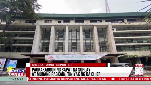 Pagkakaroon ng sapat na suplay at murang pagkain, tiniyak ng DA chief