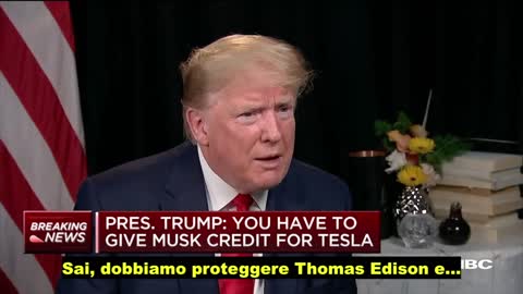 INTERVISTA A TRUMP SU ELON MUSK