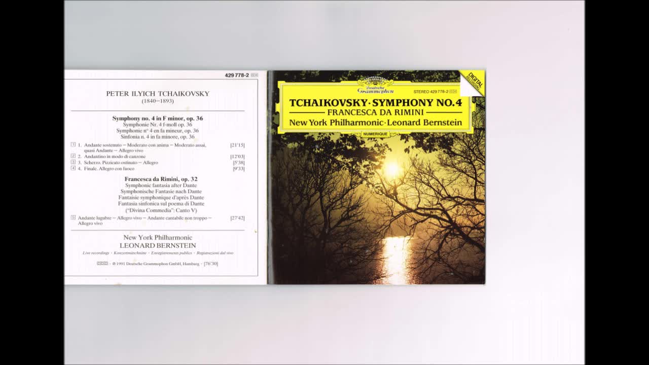 Tchaikovsky - Symphony No.4 Bernstein NYP
