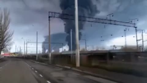 Ukraine war - Russian army destroyed the oil depot in Odessa