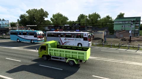 Ets2 Bangladeshi map gameplay | bus simulator Bangladesh gameplay |