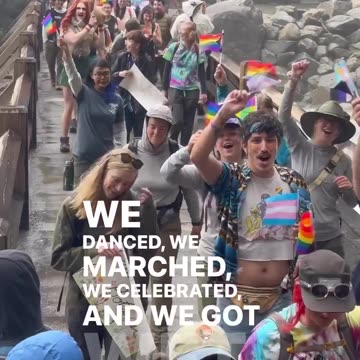 Pride event at Yosemite National Park with drag queen Pattie Gonia