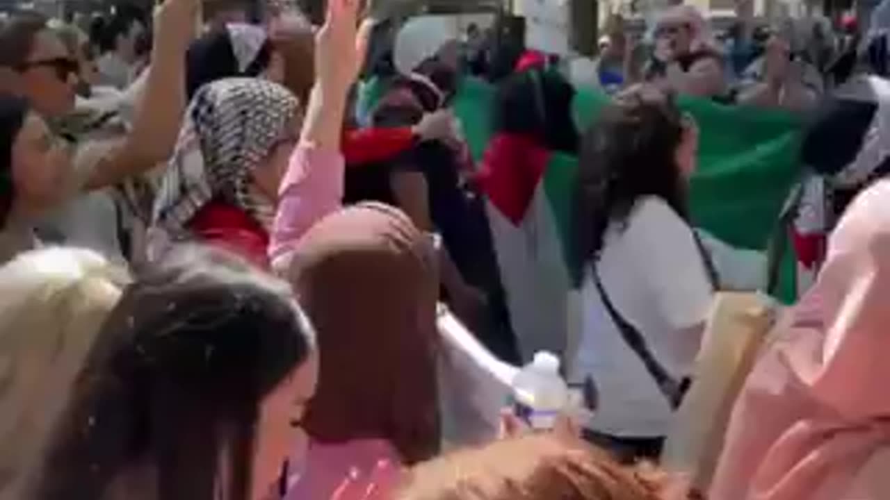 #FRANCE PEOPLE FROM PARIS DEMONSTRATED FOR PALESTINE