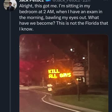 I thought Florida loved gay people